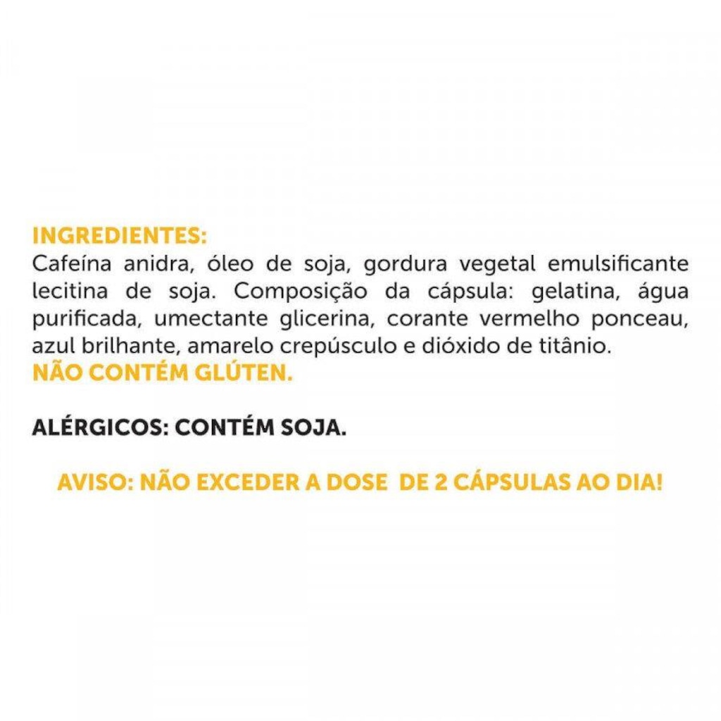 Imagem 3 do produto Pré Treino 8 Hours Caffeine BRN Foods - 120 Cápsulas