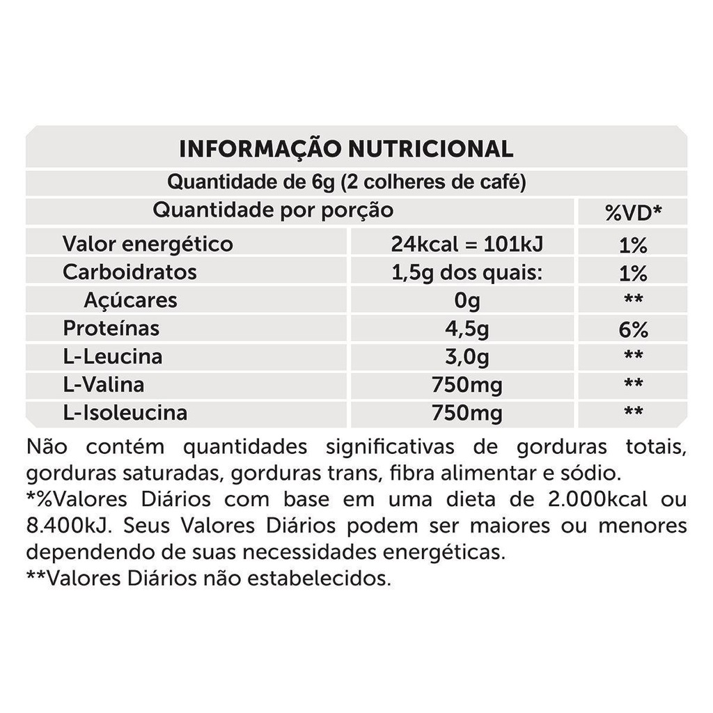 Imagem 3 do produto BCAA 4:1:1 BRN Foods Ultrafoods - Tangerina - 250g