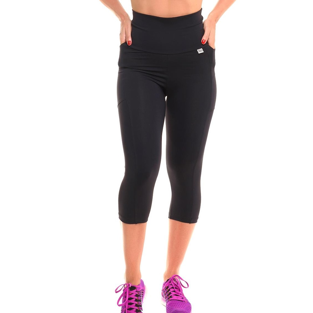 Calça Corsário Sandy Fitness Run com Proteção Solar UV50+ - Feminina