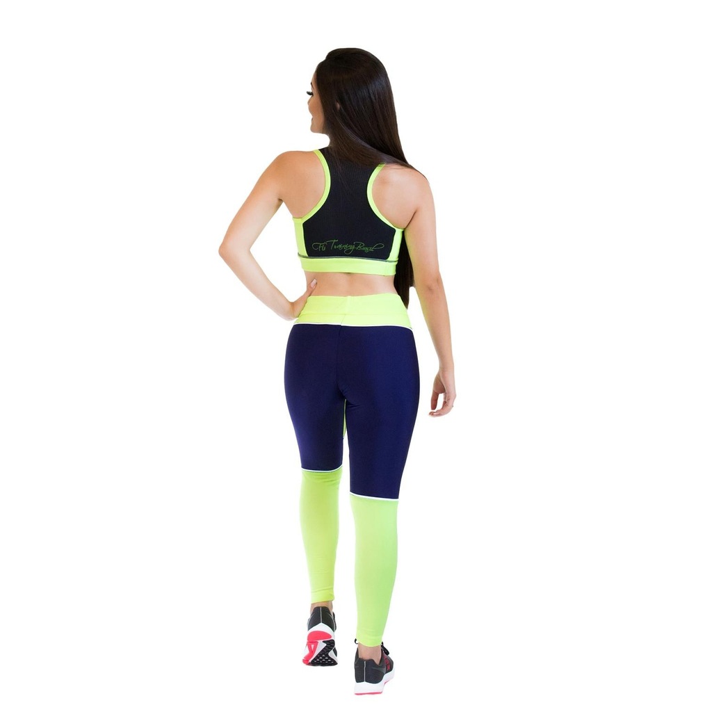 Calça Legging Fit Training Brasil Power Girl - Feminina - Foto 2