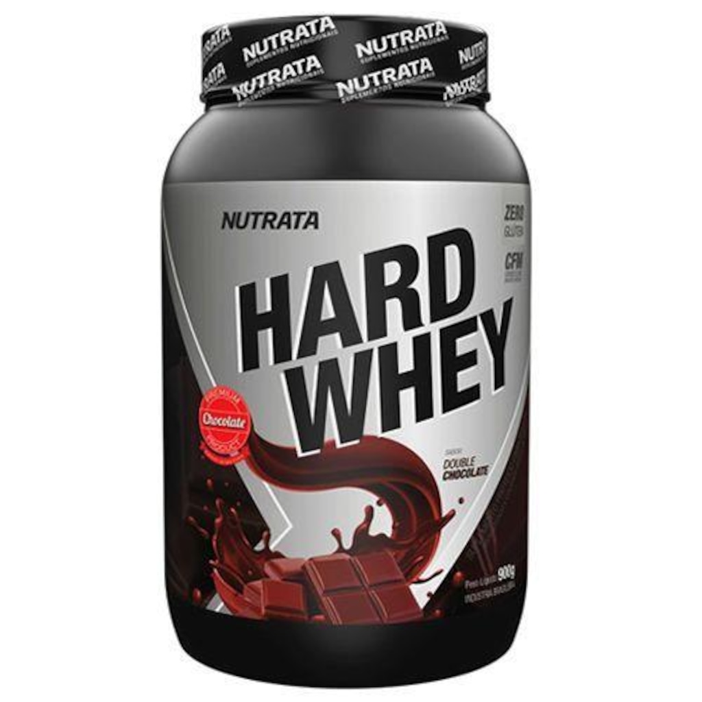 Hard Whey Nutrata - Double Chocolate - 900g - Foto 1