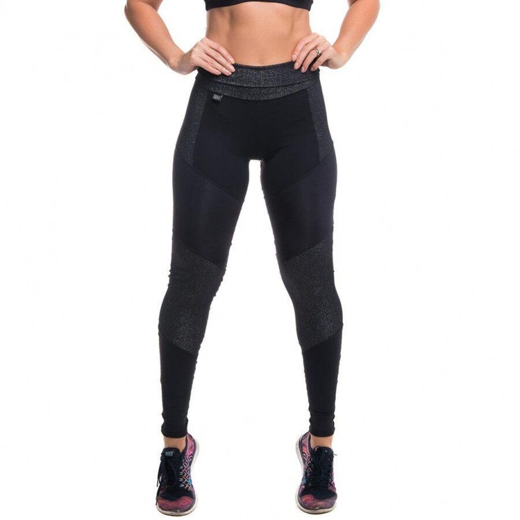 Calça Legging Sandy Fitness Stay com Proteção Solar UV50+ - Feminino - Foto 1