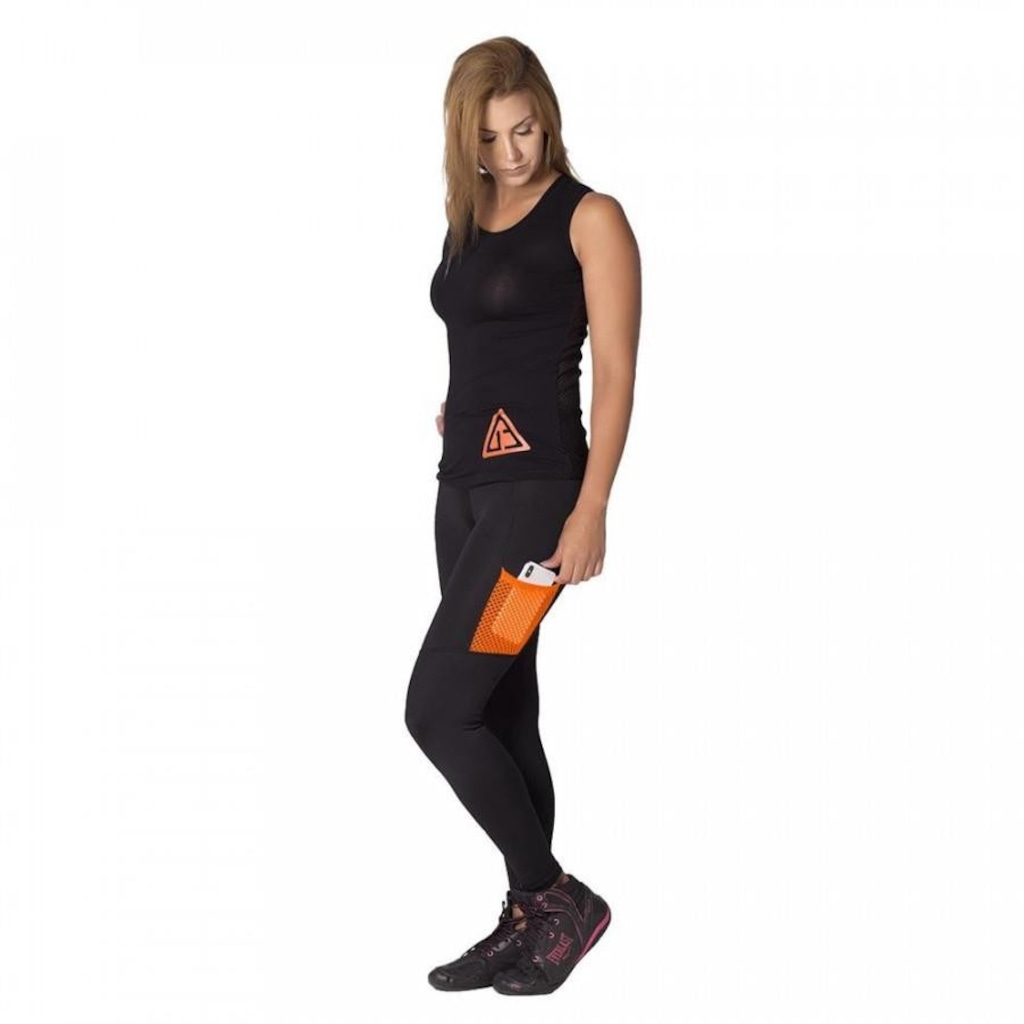 Calça Legging Go Fit Rio Bolso Lateral - Feminina - Foto 1