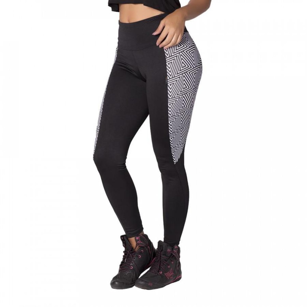 Calça Legging Go Fit Rio Recorte - Feminina - Foto 1