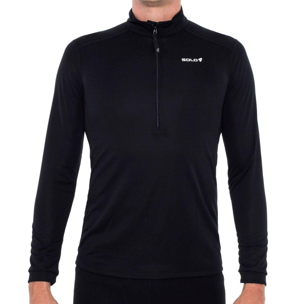 Blusa Segunda Pele Solo Zíper X-Sensor - Masculina - Foto 1