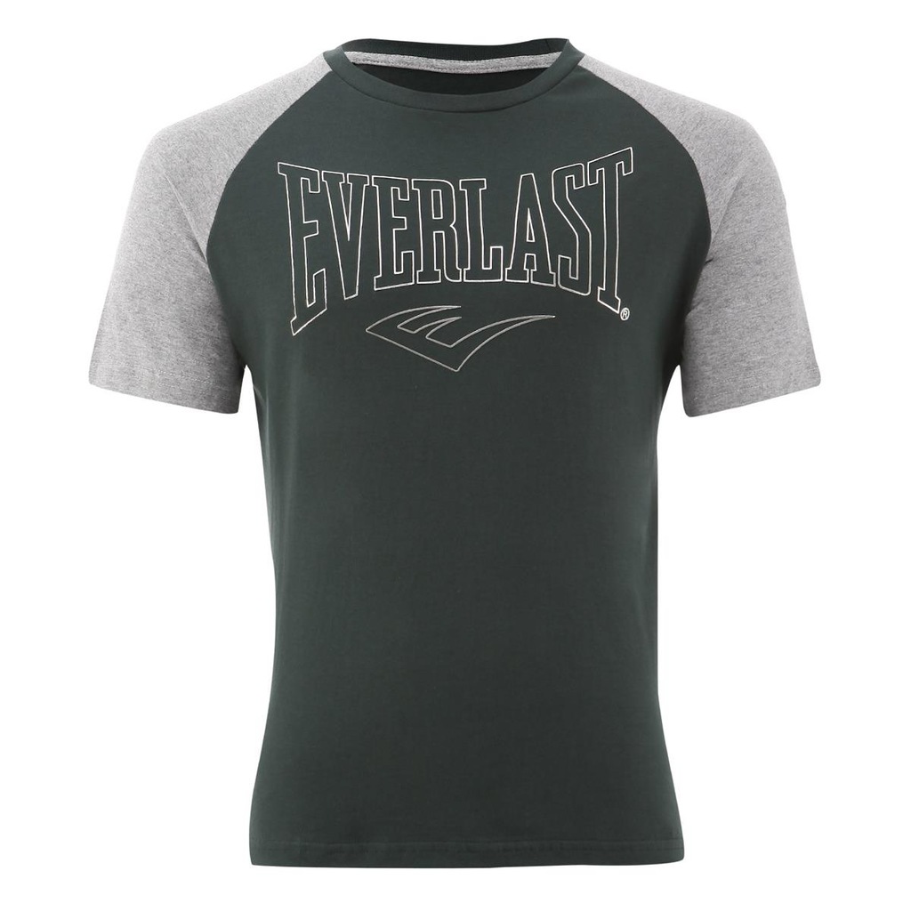 Camiseta Everlast Raglan Logo e Escrito - Masculina - Foto 1