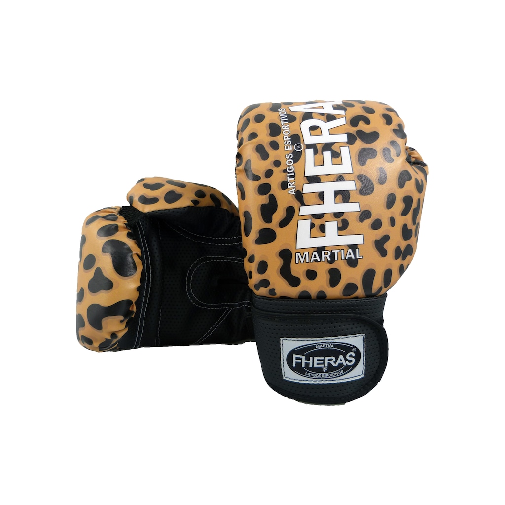 Luva de Boxe Fheras New Top Onça - Adulto - Foto 1