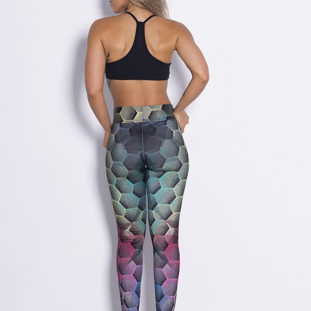 Calça Legging Honey Be Sublimada Be Strong - Feminina - Foto 1