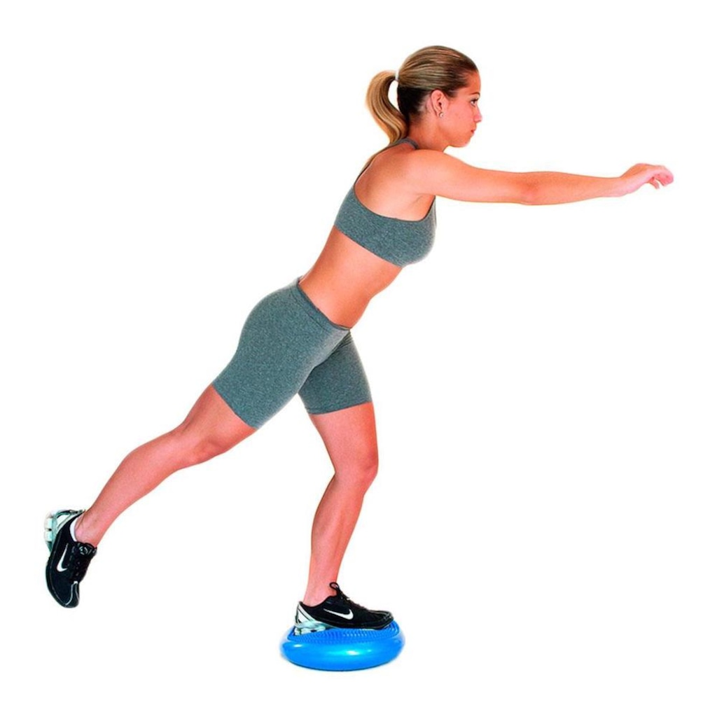 Imagem 3 do produto Disco de Equilíbrio Inflável Yangfit com Bomba de Ar - 33 cm