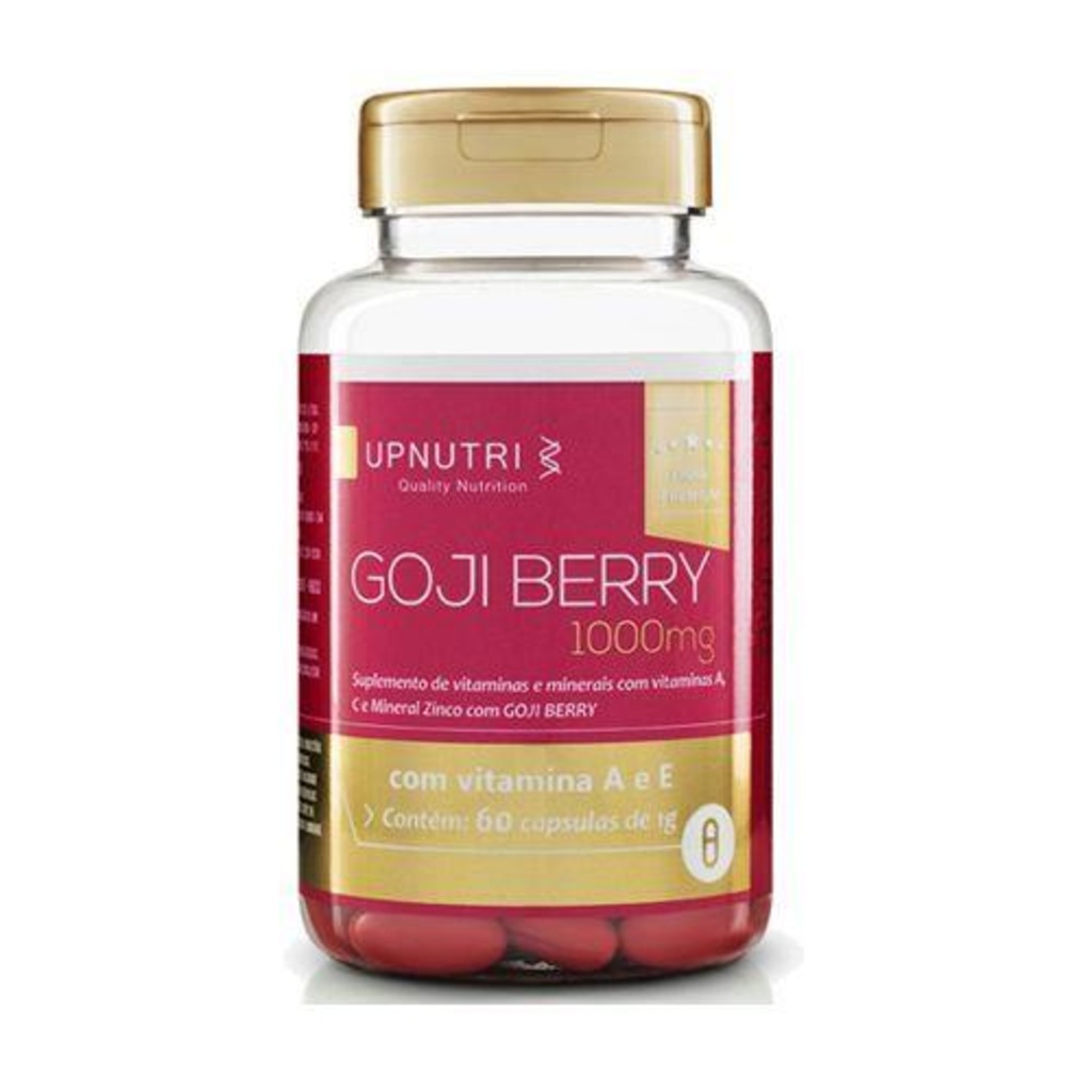 Goji Berry Upnutri 1000mg - 60 Cápsulas - Foto 1