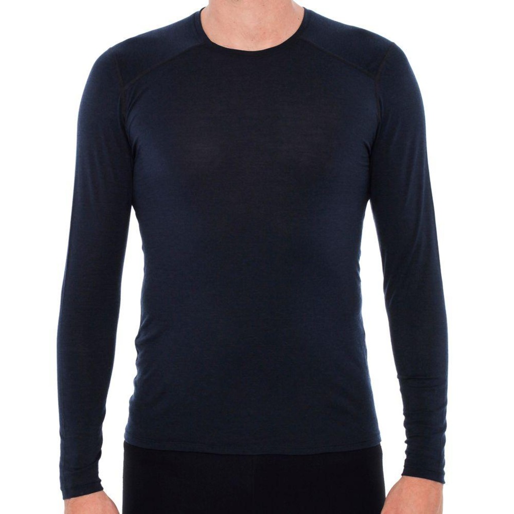 Blusa Segunda Pele Térmica Solo Essential Merino Crew - Masculina - Foto 1