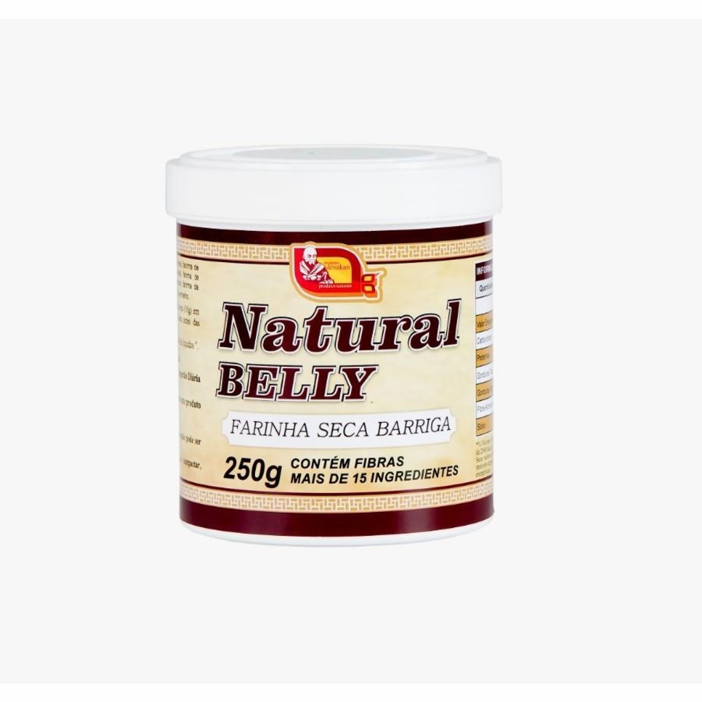 Farinha Seca Barriga Mosteiro Devakan Natural Belly - 250g - Foto 1