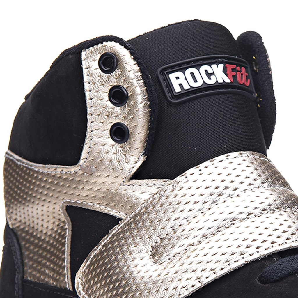 Tênis Cano Alto RockFit U2 em Couro - Adulto - Foto 4