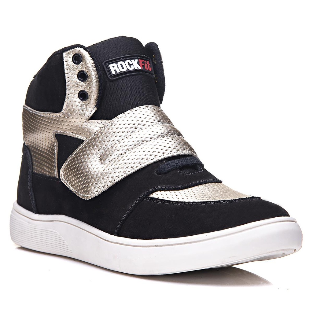 Tênis Cano Alto RockFit U2 em Couro - Adulto - Foto 1