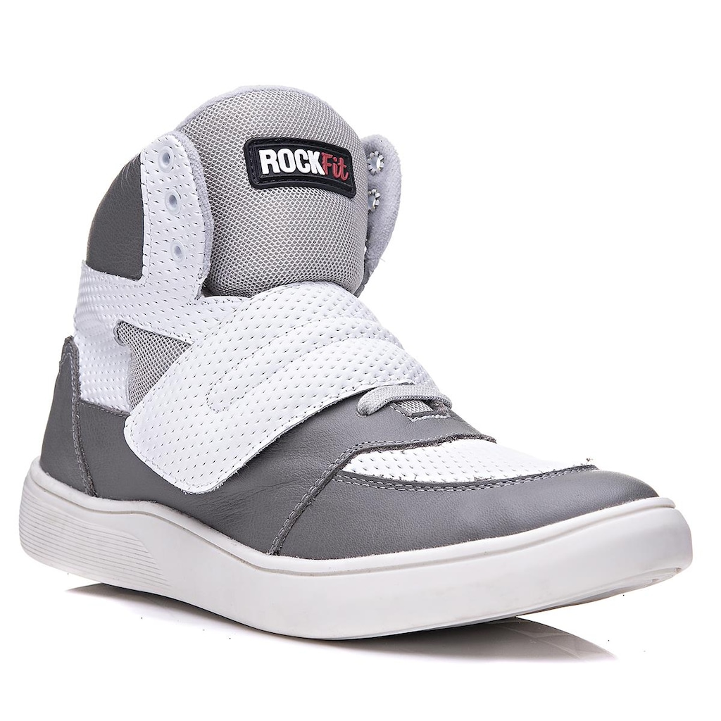 Tênis Cano Alto RockFit U2 em Couro - Adulto - Foto 1