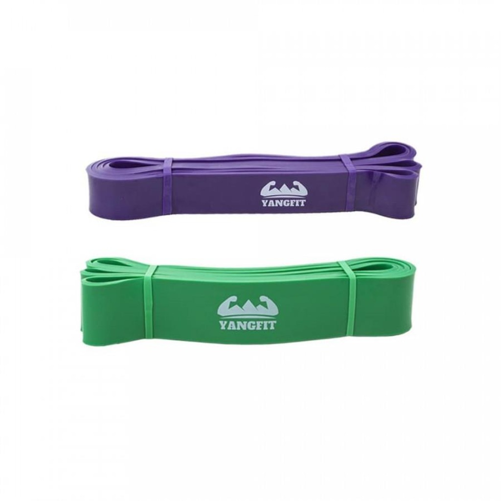 Kit Super Band Yangfit Extensor Elástico - Forte e Extra Forte - Foto 1
