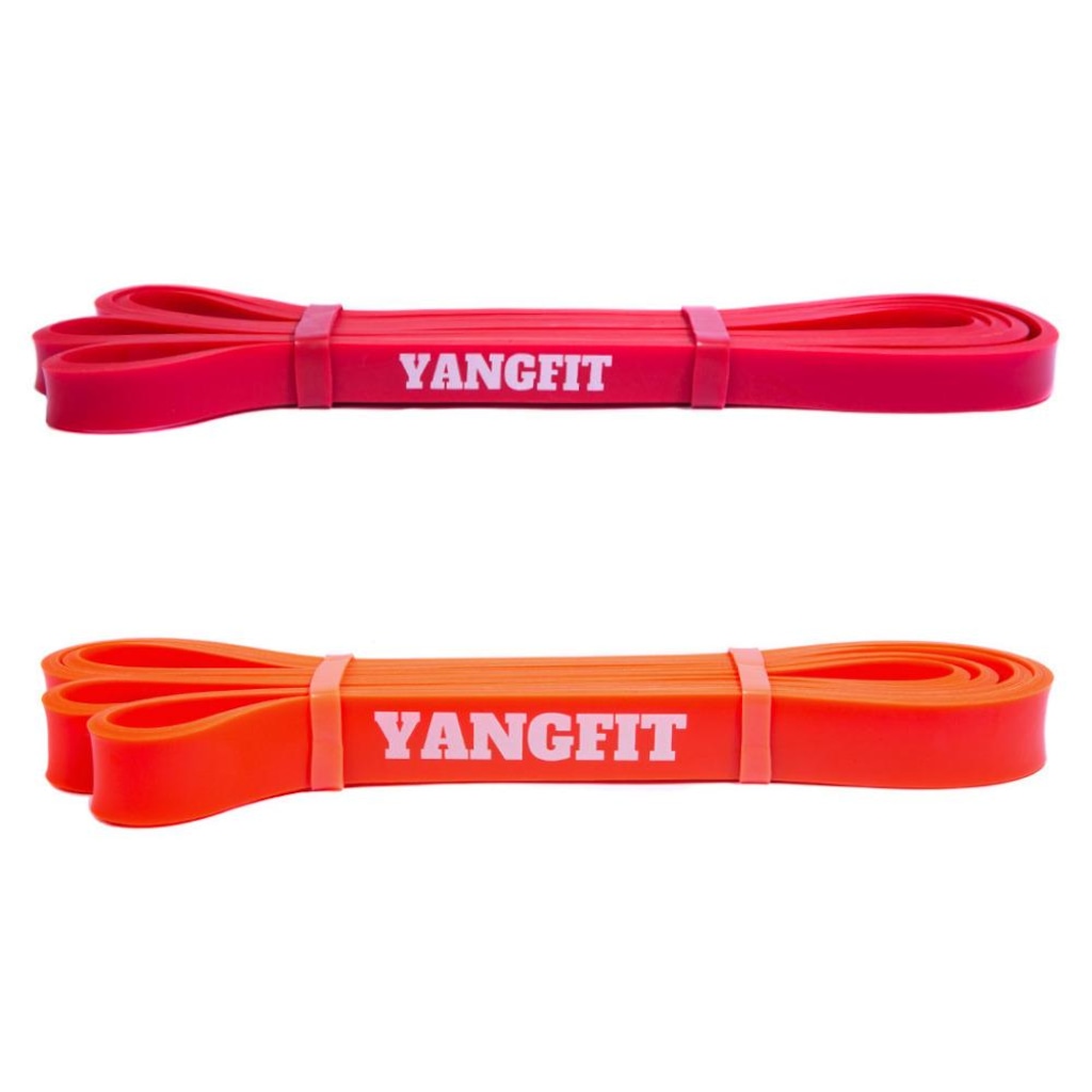 Kit Super Band Yangfit Extensor Elástico - Leve e Médio
