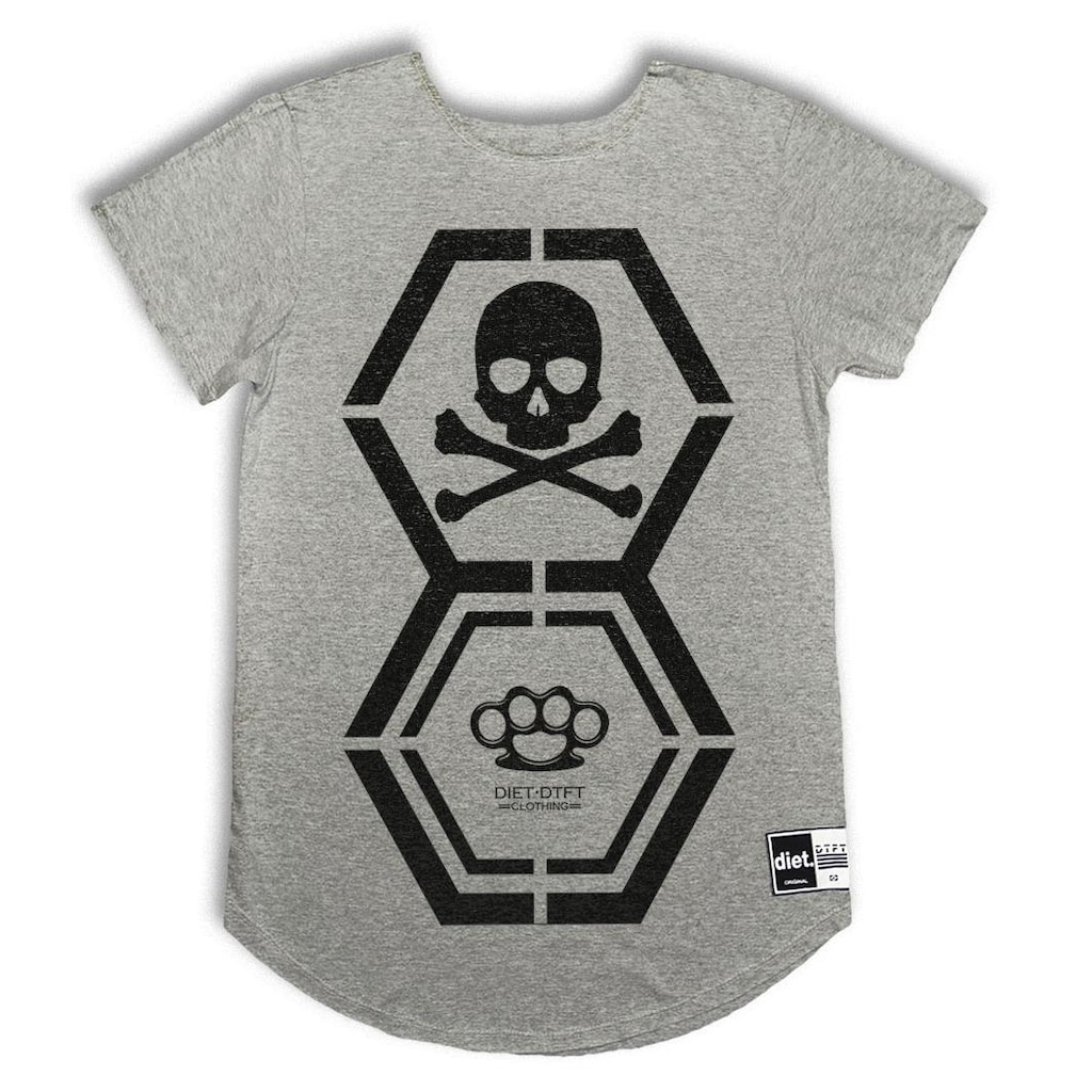 Camiseta Longline Diet Fitness DNA Diet  - Masculina - Foto 1