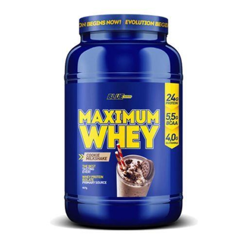 Maximum Whey Blue Series - Vanilla Milkshake - 907g - Foto 1