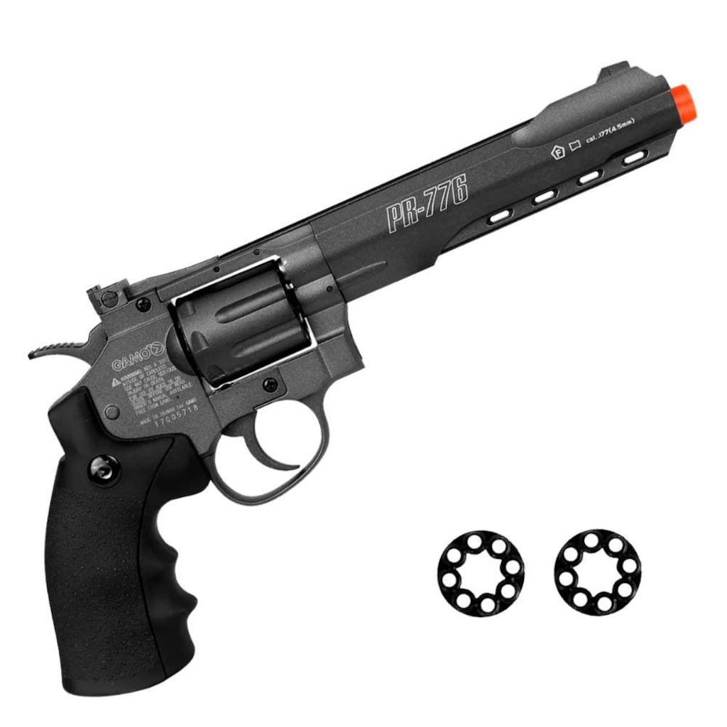 Revólver de Pressão CO2 Gamo PR-776 Full Metal 4.5mm - Foto 1