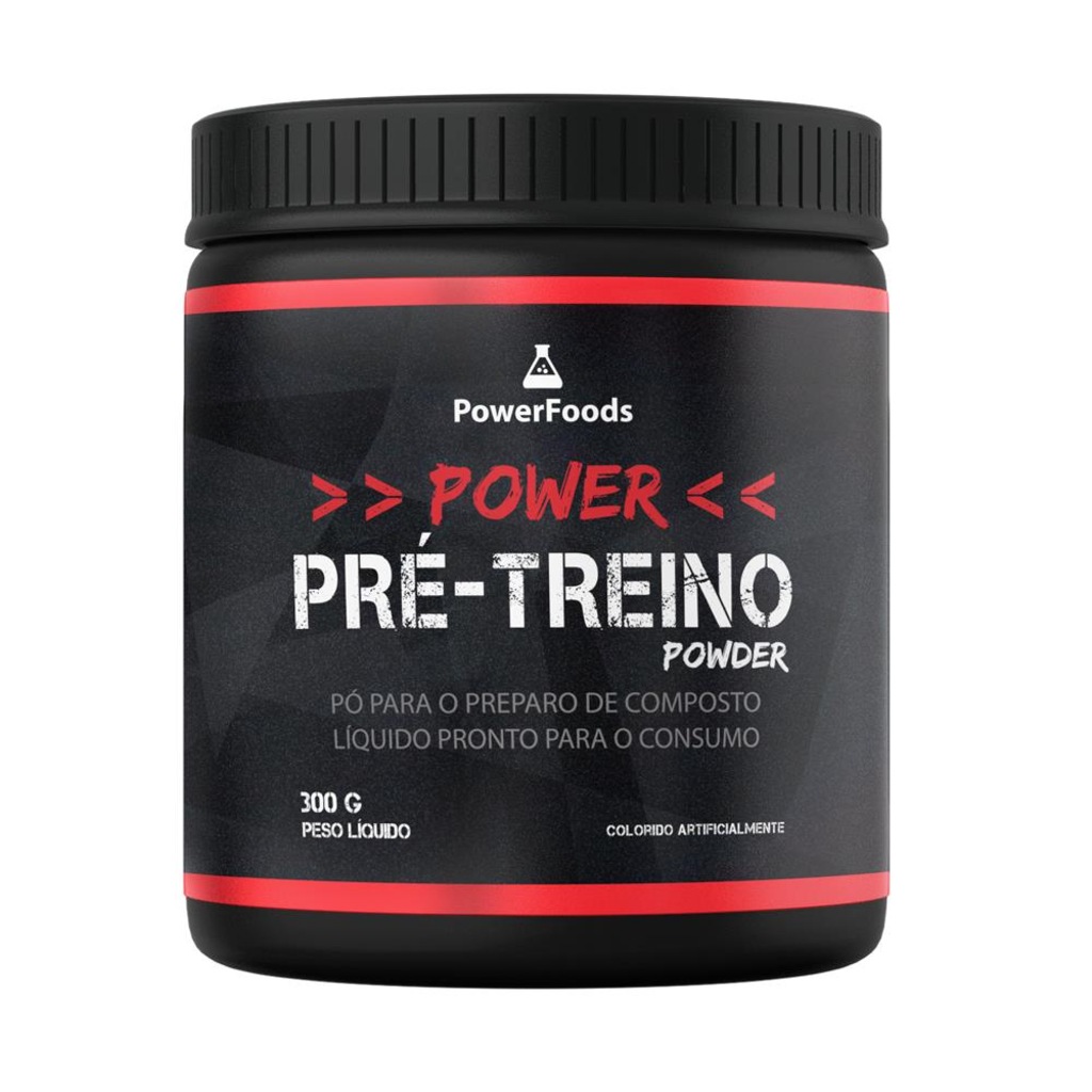 Monster Pré-Treino PowerFoods - Limão - 300g - Foto 1