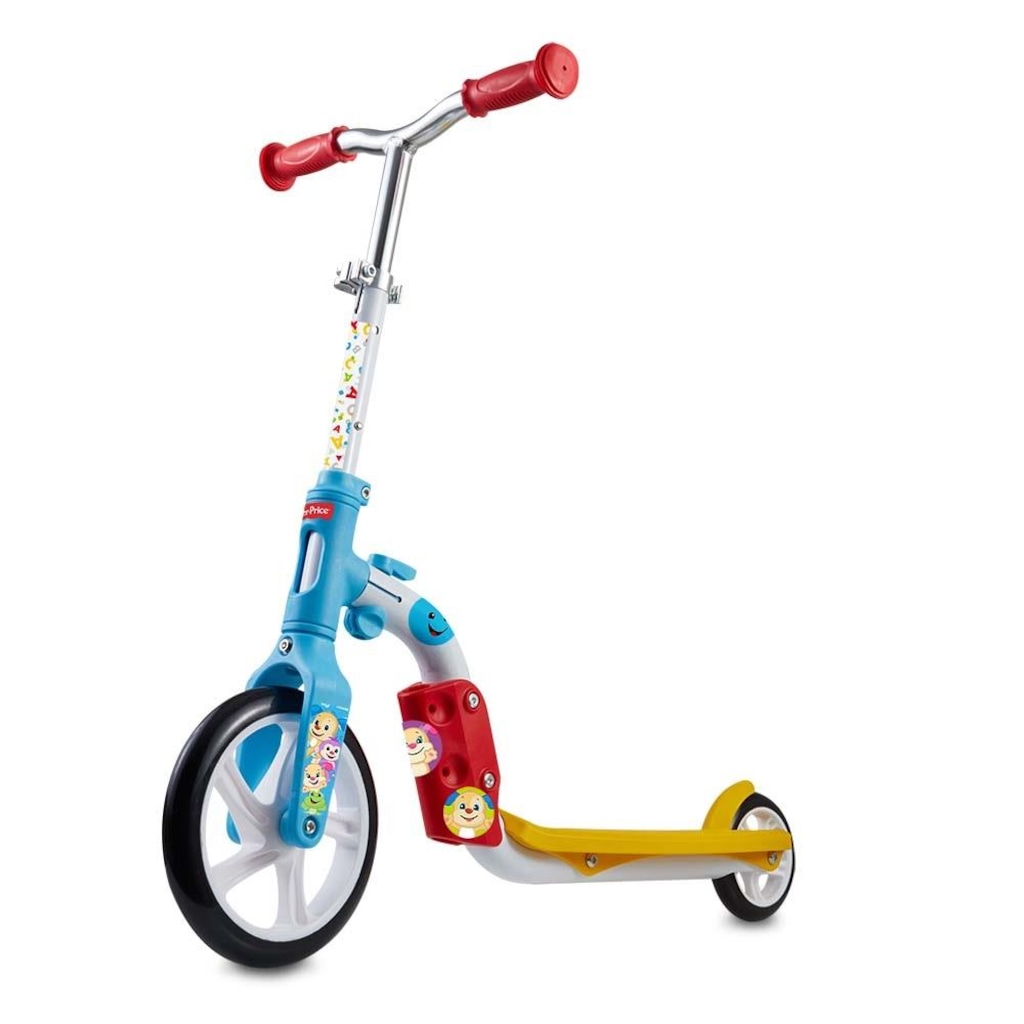 Patinete e Bicicleta de Equilíbrio Fisher Price 2 Em 1 - ES164 - Foto 1
