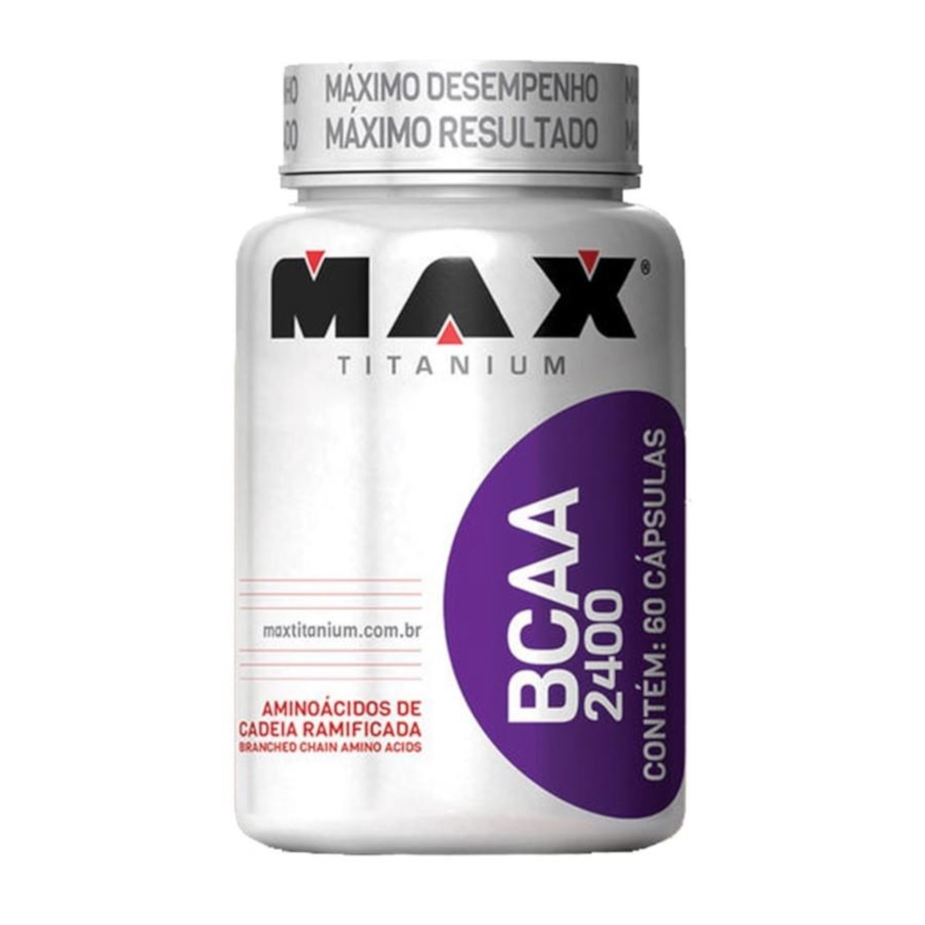 BCAA 2400 Max Titanium 60 cápsulas - Foto 1