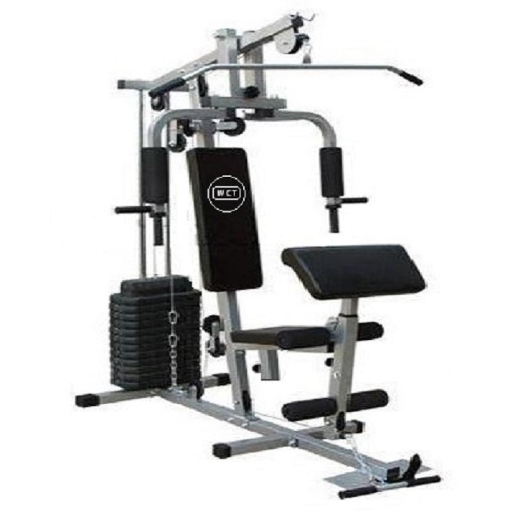 Estação de Musculação WCT Fitness com 80Kg + Stepper - Foto 1