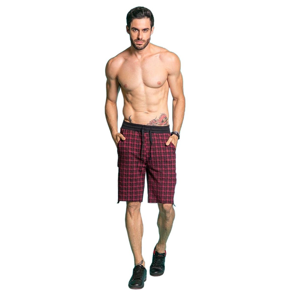 Bermuda Pargan Xadrez  Fayetteville - Masculina - Foto 4