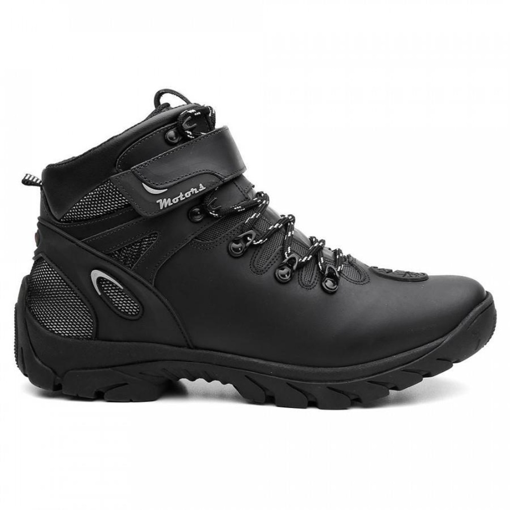 Bota Motoqueiro Venetto Cadarço - Masculina - Foto 3
