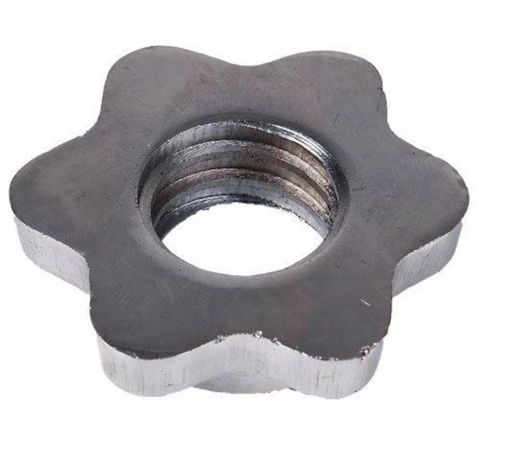 Imagem 5 do produto Kit Pelegrin: 2 Barras com Anilhas PEL-10CR Cromado - 15kg