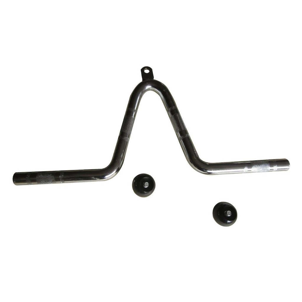 Imagem 2 do produto Puxador V Aço Maciço para Equipamento de Ginástica Pelegrin PEL-01PV - 1,50m