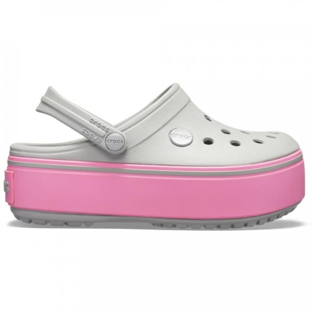 Sandália Crocs Crocband Platform - Feminina - Foto 1
