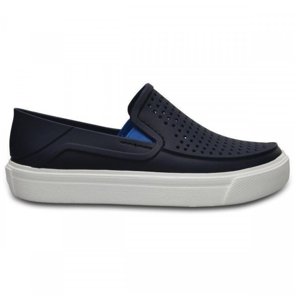 Tênis Slip On Crocs CitiLane Roka Kids - Infantil - Foto 1
