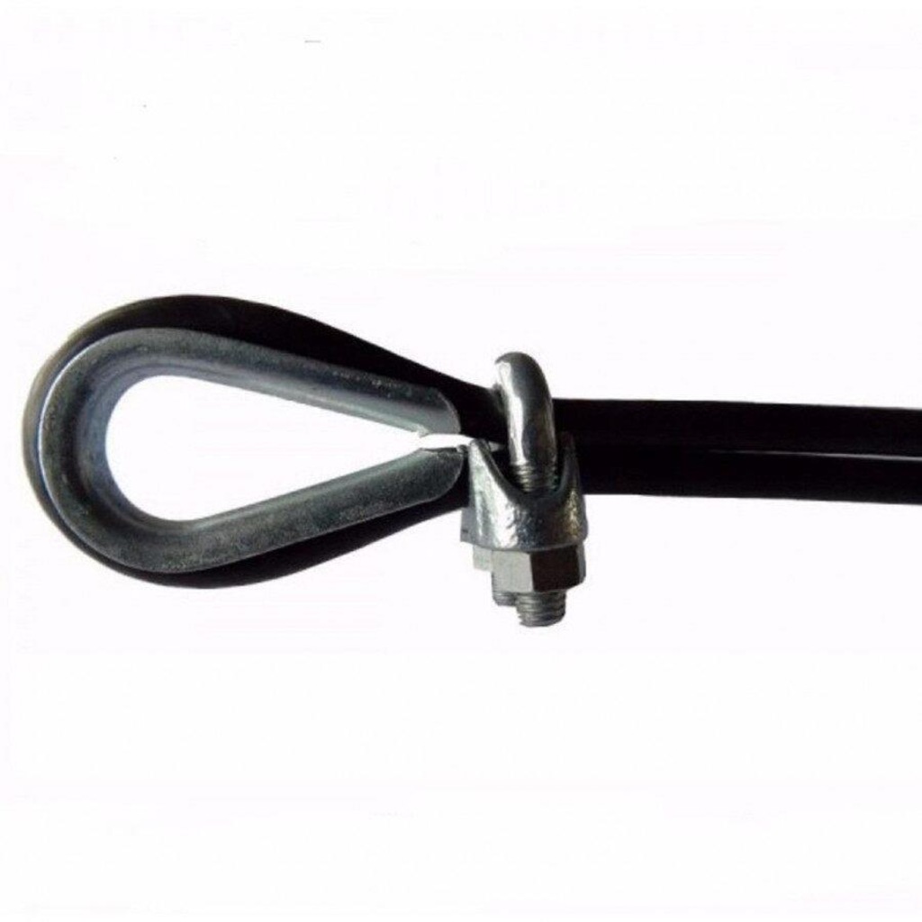 Kit 10 Grampos Clips Cabo de Aço Reparo Academia Aparelho