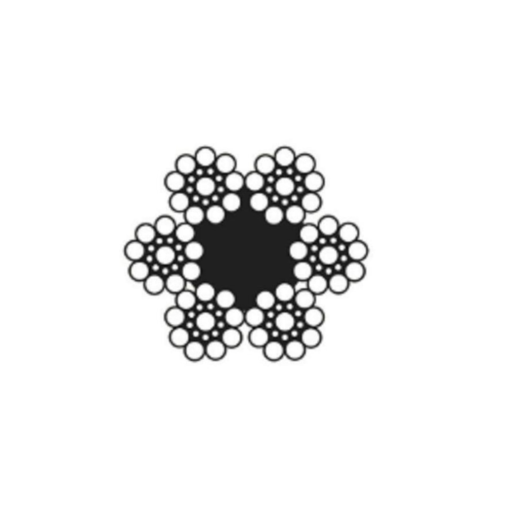 30 Mts Cabo Aço RevestidoAcademia PVC 3.18 Academia