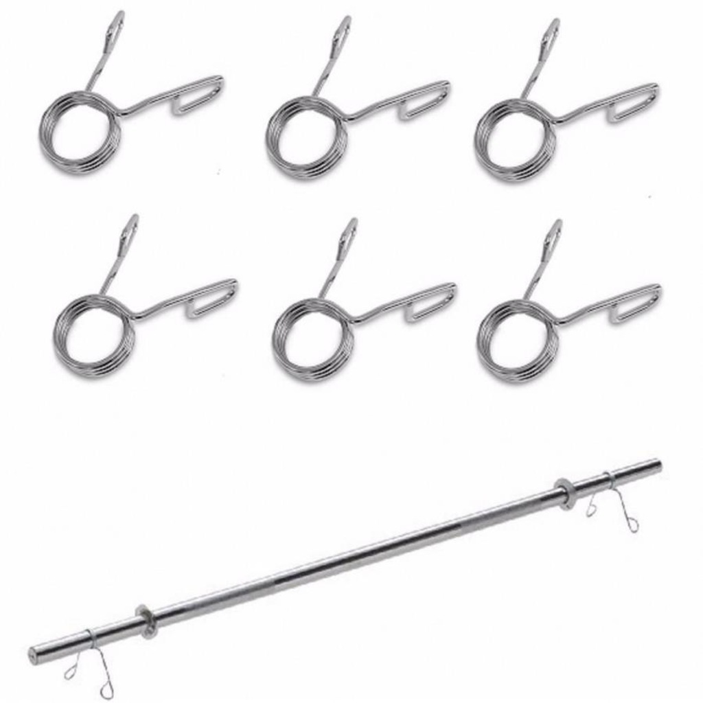 Kit 20 Presilhas Barra Grampo 3 Voltas 27.50 mm