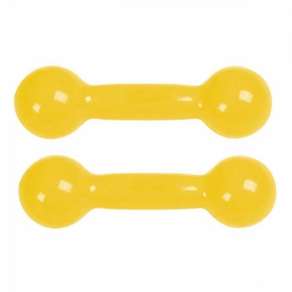 Kit de Halteres KL Master Fitness Academia Emborrachado - 5 Kg - 2 unidades - Foto 1