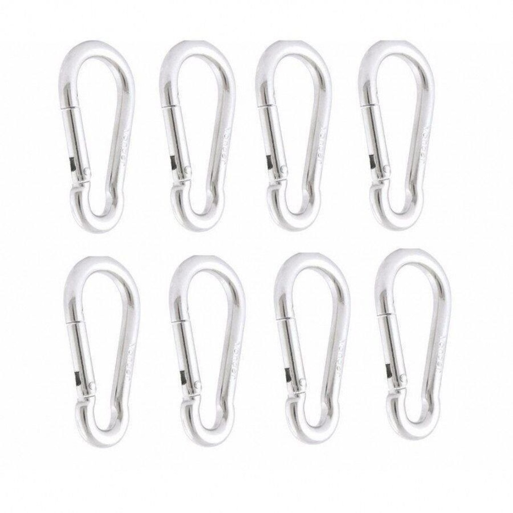 Kit 10 Mosquetão Academia Pilates Reparo de Aparelhos 70 mm