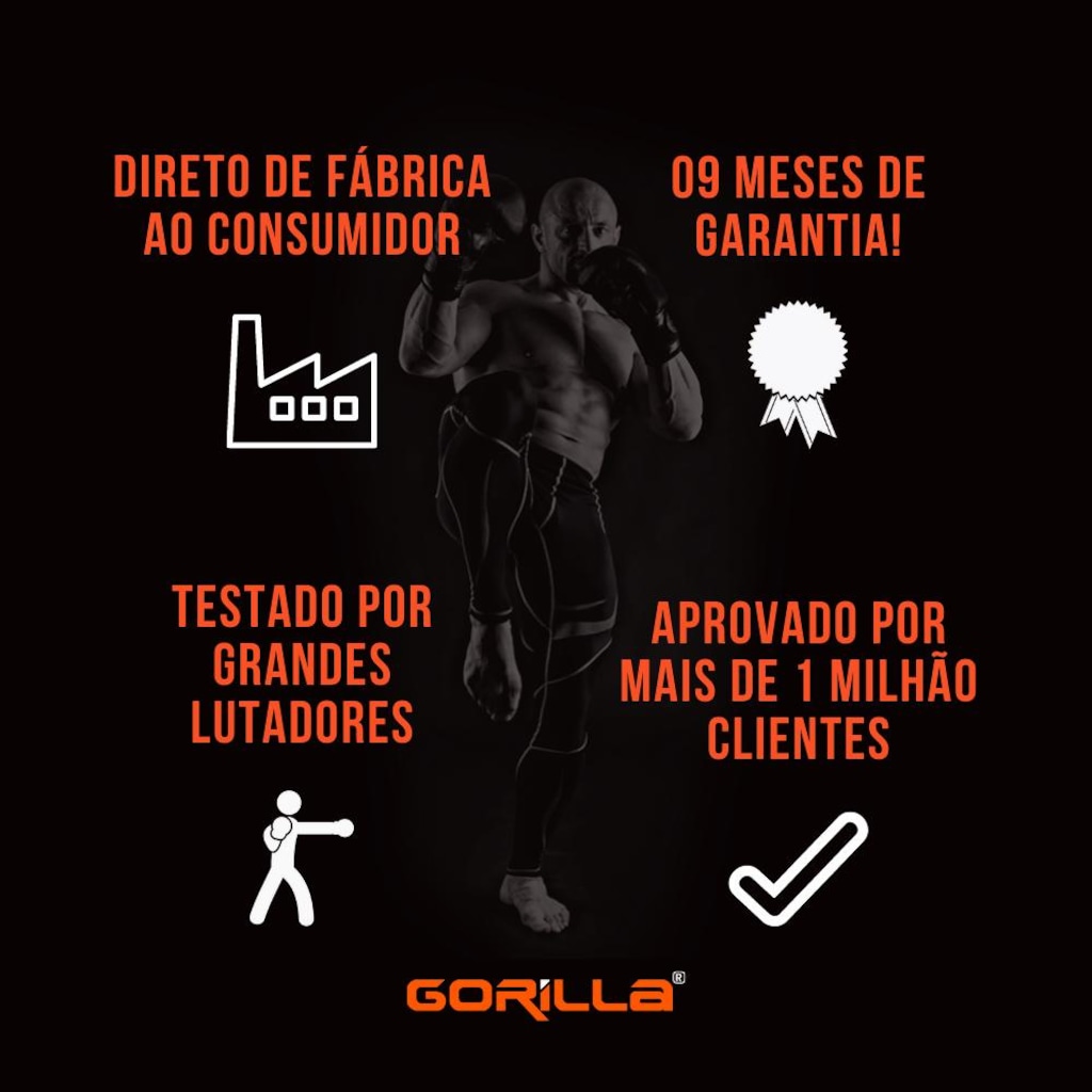 Imagem 4 do produto Luva Bate-Saco Gorilla Pro - Adulto
