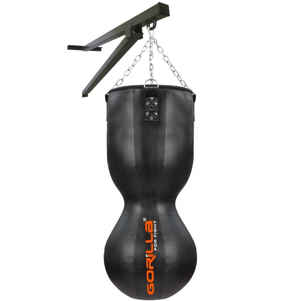 Kit Gorilla Saco de Pancada Profissional Oito + Suporte Parede