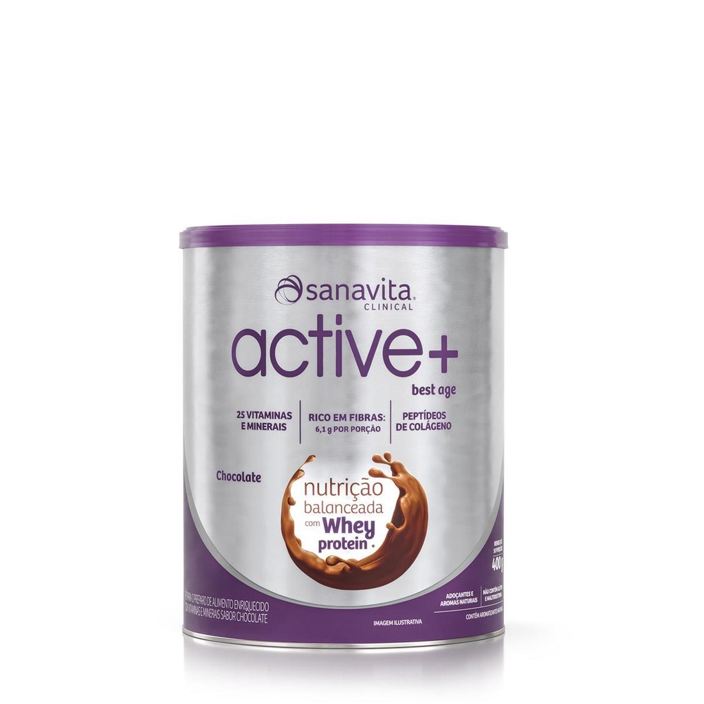 Active + Sanavita - Chocolate 400g - Foto 1