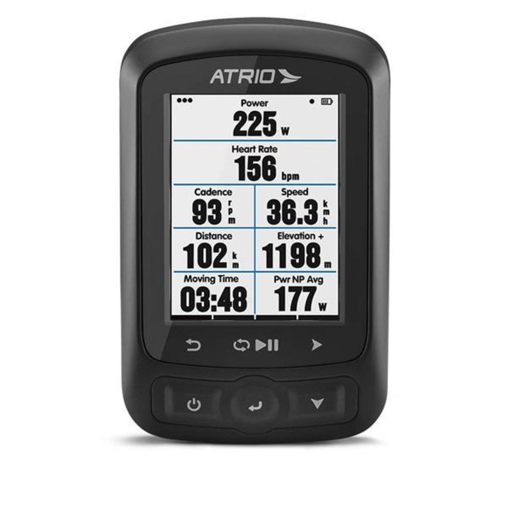 GPS Atrio Titanium + Cinta Cardíaca Bluetooth 4.0 com Bateria Recarregável - Tela 2,2" - Foto 1