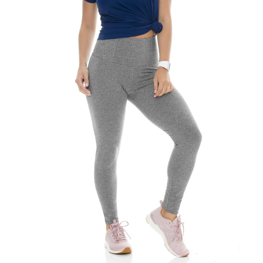 Calça Legging Estilo do Corpo Peluciada Cós Alto - Feminina - Foto 1