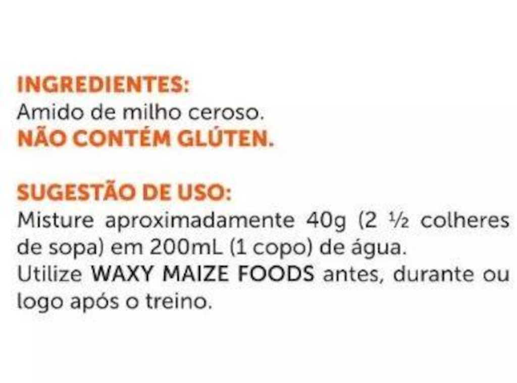 Imagem 5 do produto Kit Ganho De Peso - Hipercalorico Brn Foods - Chocolatte - 6kg + Waxy Maize