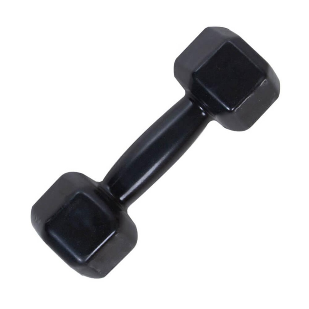 Halter Sextavado Yangfit Emborrachado - 5kg - Foto 1