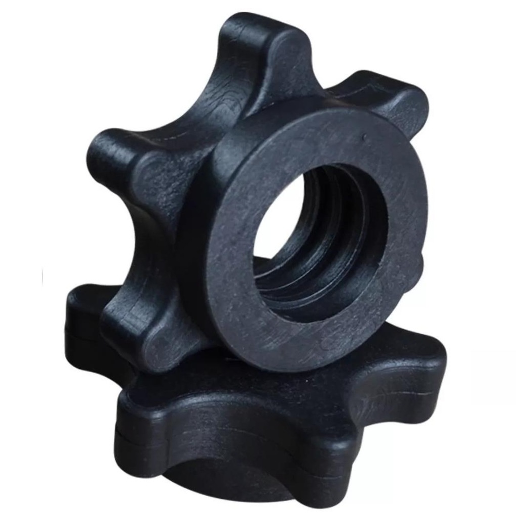 Barra Musculação Oca Rosqueada Yangfit com Presilhas - 40cm - Foto 3