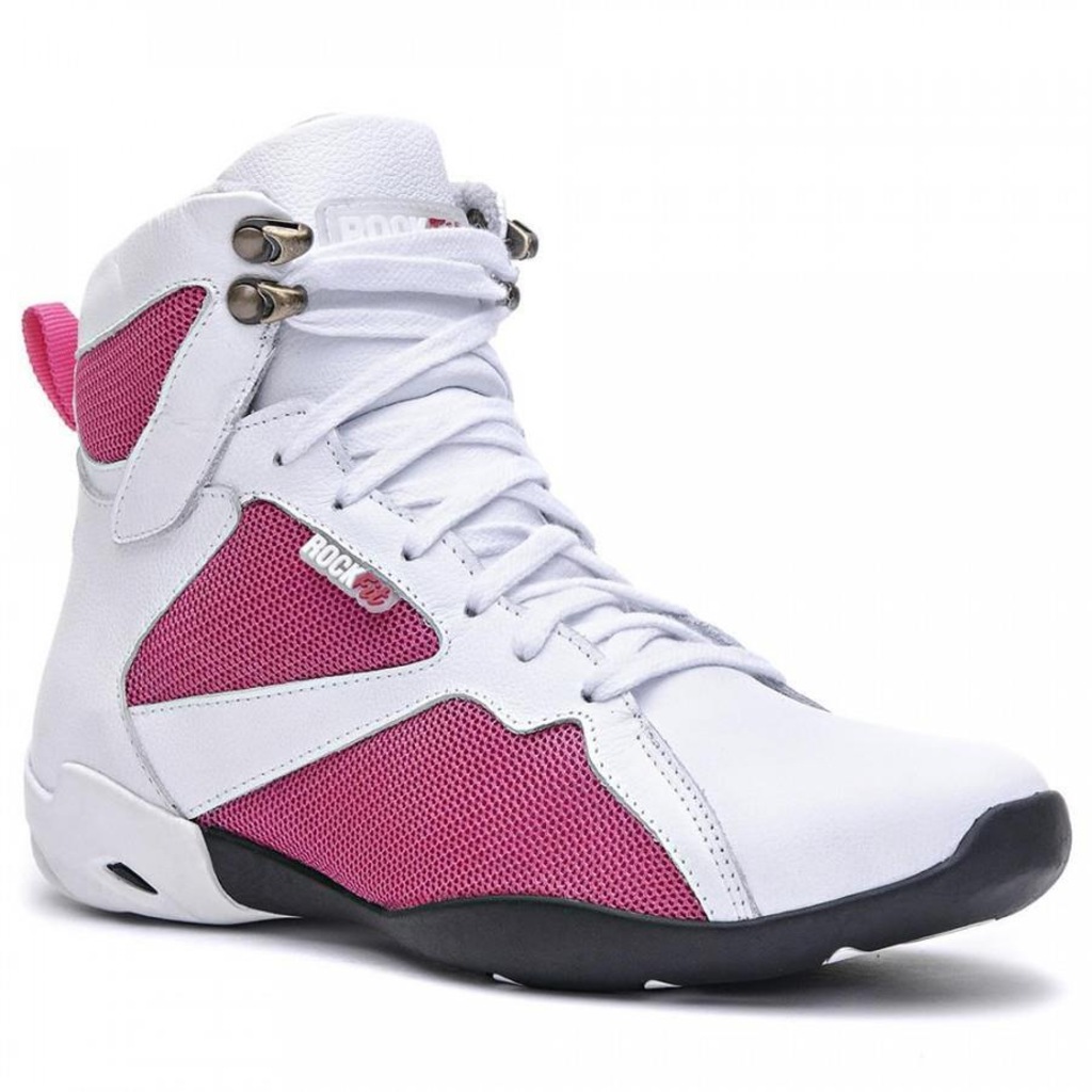 Bota de Treino Rock Fit Stiff em Couro - Masculina - Foto 1