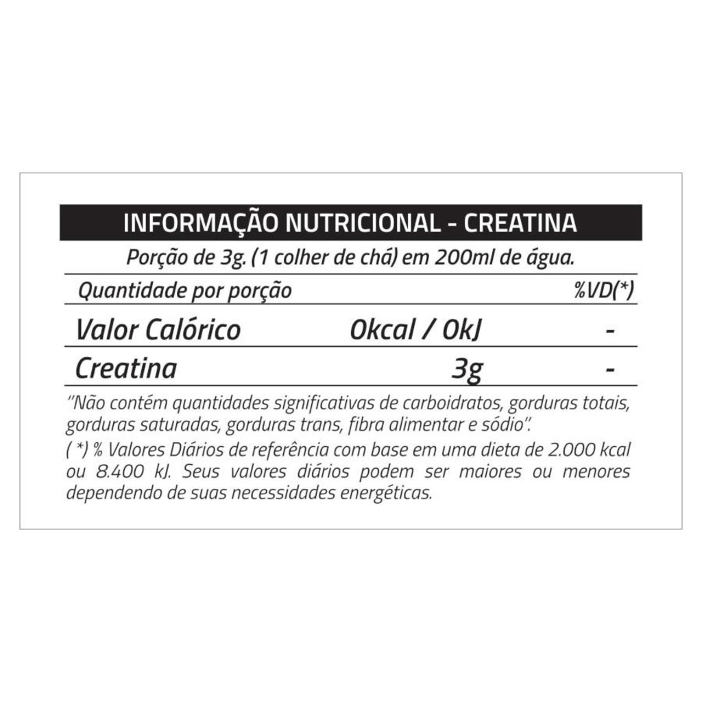 Creatina Micronizada Steel Nutrition - 300g - Foto 2
