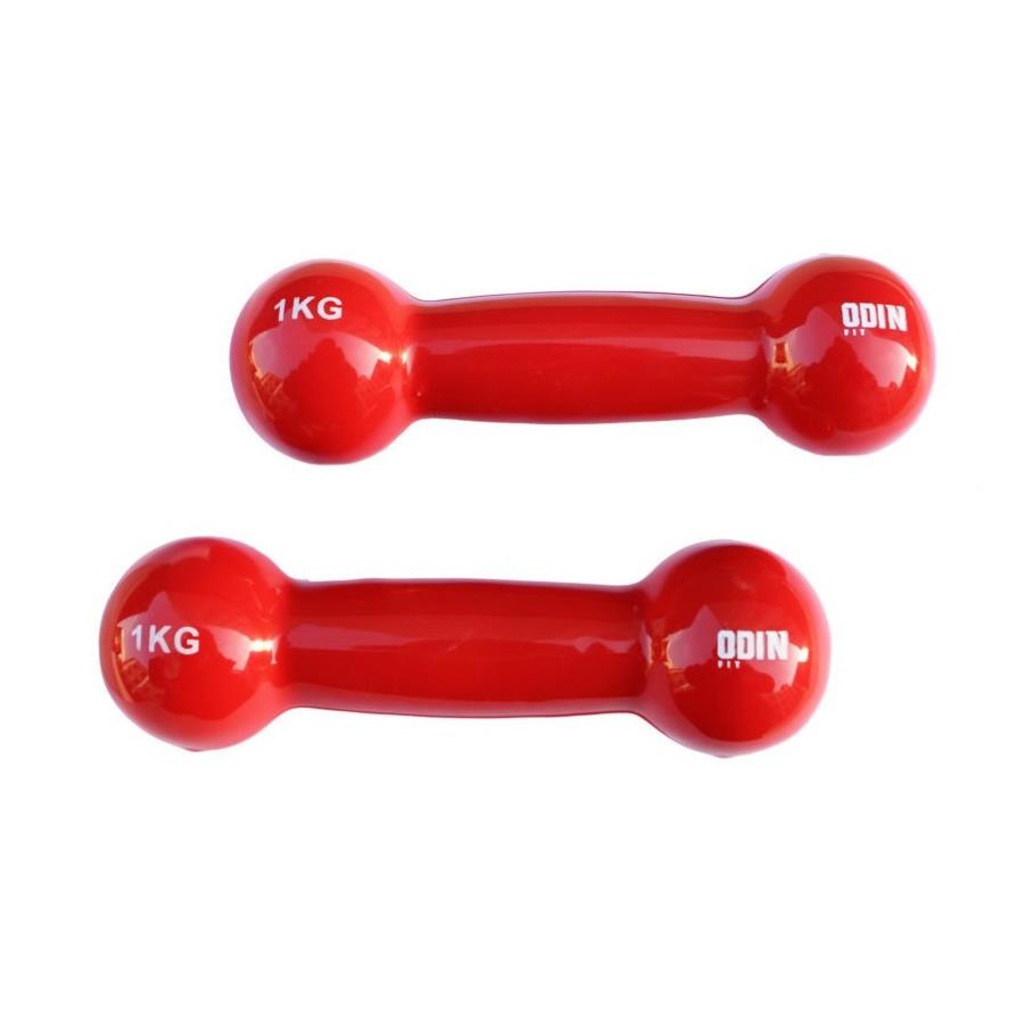 Halter Emborrachado Odin FIt de Vinil 1 kg  - 1 Par - Foto 1